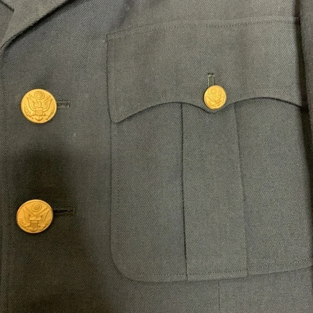 Vintage US Army Vietnam Era Green Empire Dress Uniform Jacket large men’s